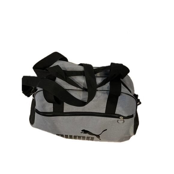 Puma Training Black Gray Duffel Bag 18"x10"x8" - Picture 3 of 7